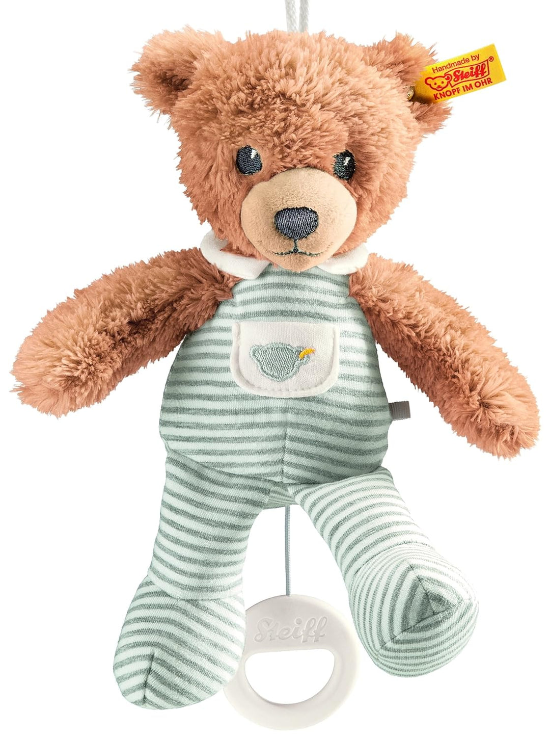 Steiff 239922 Schlaf-gut-Bär Spieluhr Plüschtier, Mehrfarbig, Medium, 20 cm, Mehrfarbig