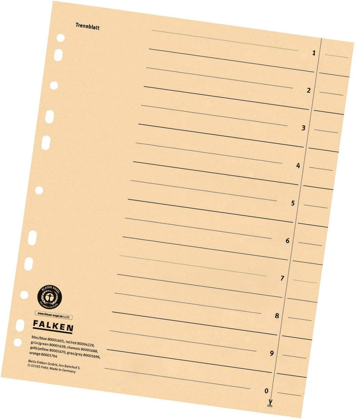 Original DINOR Ordner-Wolkenmarmor-Recycling - Made in Germany. 10er Pack 8 cm breit DIN A4 schwarz