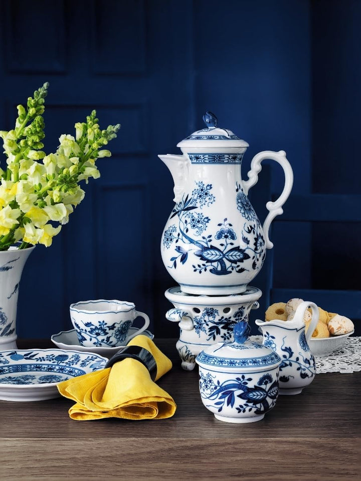 Hutschenreuther Blau Zwiebelmuster Platzteller 31 cm Fahne/ Gourmetteller