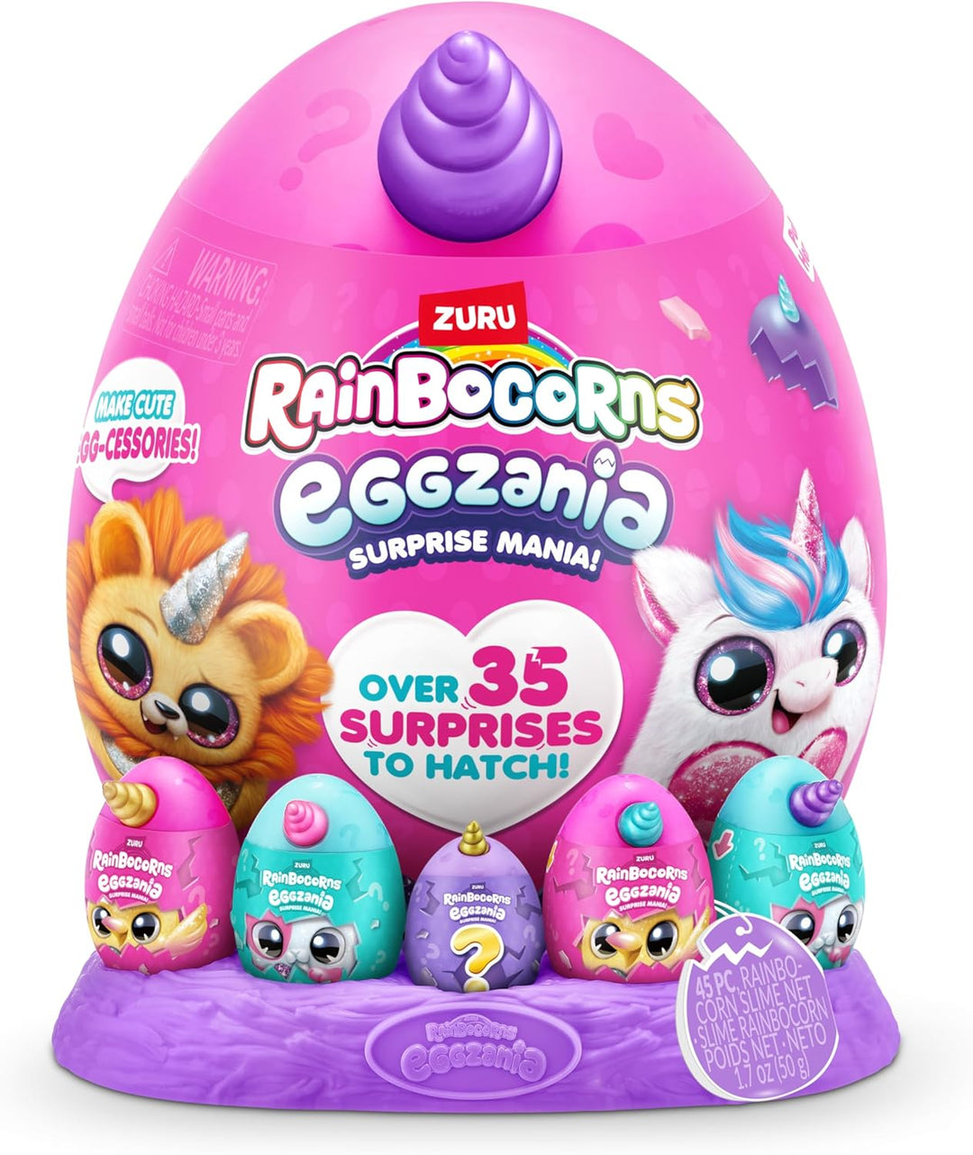 Rainbocorns Eggzania Surprise Mania Kittencorn, über 20 Überraschungen, Plüschtier und Accessoires (