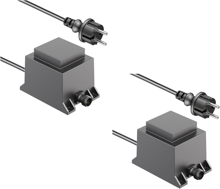 ledscom.de 40W LED Trafo-Trafo/Transformator für Stecksystem NEMO, Stecker, 12V AC, schwarz, IP68, 2