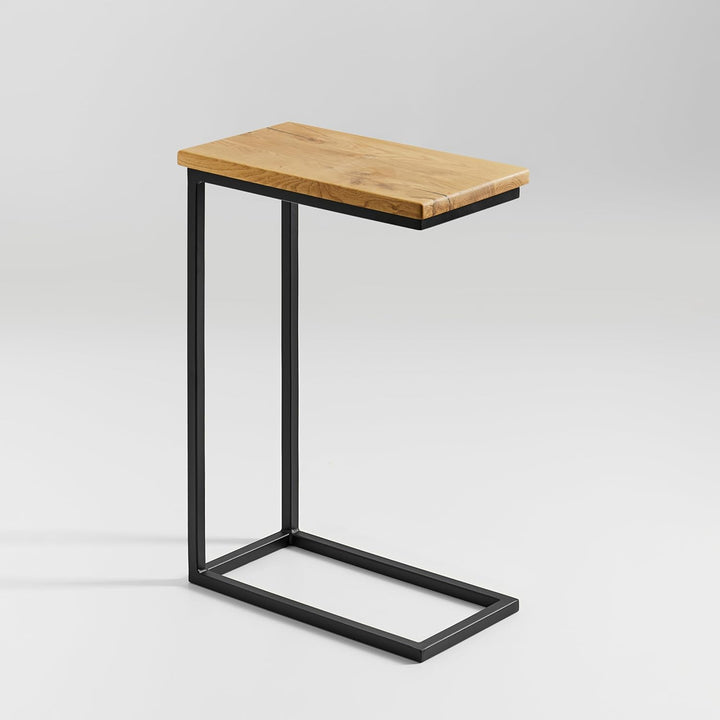 BestLoft® Beistelltisch San Jose Laptoptisch Sofatisch Betttisch Couchtisch (Gestell schwarz+Platte