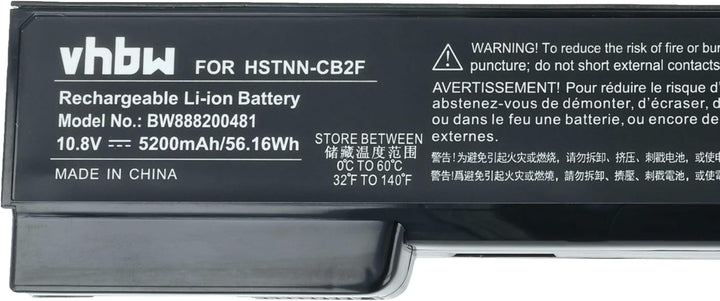 vhbw Akku Ersatz für HP 628369-421, 628664-001, 628666-001, 628668-001, 628369-321 für Notebook (520