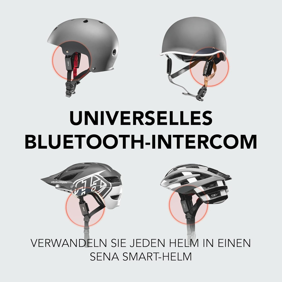 Sena Adult PI-01 pi, Universal Bluetooth Intercom Headset, passend für die meisten Rad-und Multispor