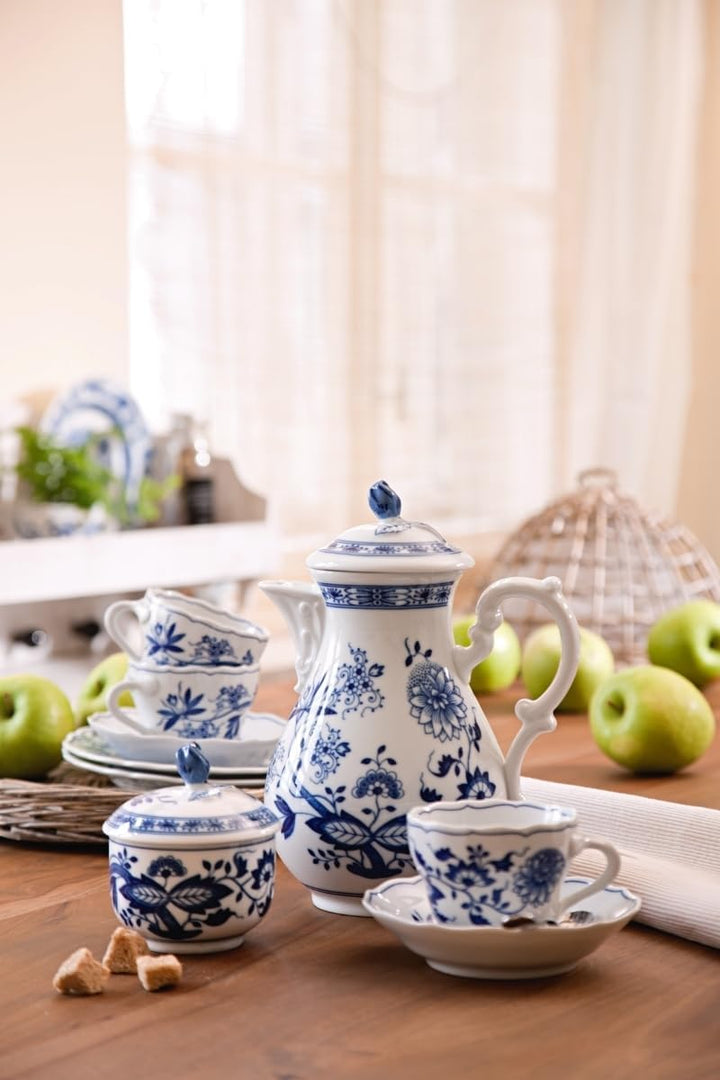 Hutschenreuther Blau Zwiebelmuster Dessertschale 16 cm rund