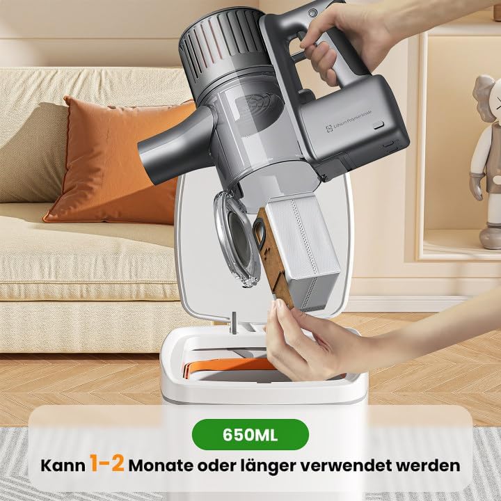 8 Stück Staubbeutel für Roborock H5 / H7 Staubsauger, 650 ml Staubsaugerbeutel Grosser Kapazität Zub