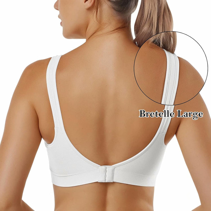 Vertvie Damen 1/2/3er Set Sport BH Einfarbig Ohne Bügel Bustier Klassische Bequem Stretch Bra Mittle