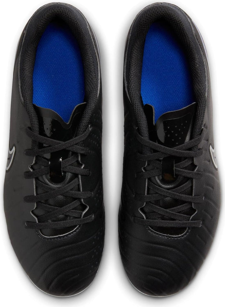 Nike Unisex Kinder Jr Tiempo Legend 10 Academy Black/Chrome-Hyper RoyalSneaker 33.5 EU Black Chrome