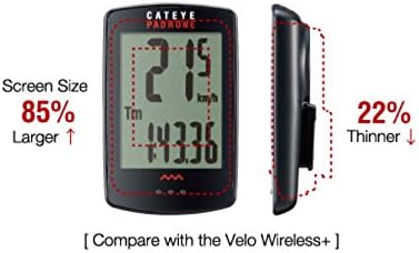 Cateye Padron Computer-Bildschirm, gross Schwarz, Schwarz