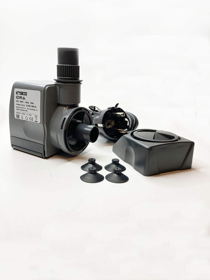 Sicce Idra Wasserpumpe ( 25 W, 1300 l/h, 2,20 m Förderhöhe) hochwertige Qualitätspumpe aus Italien,