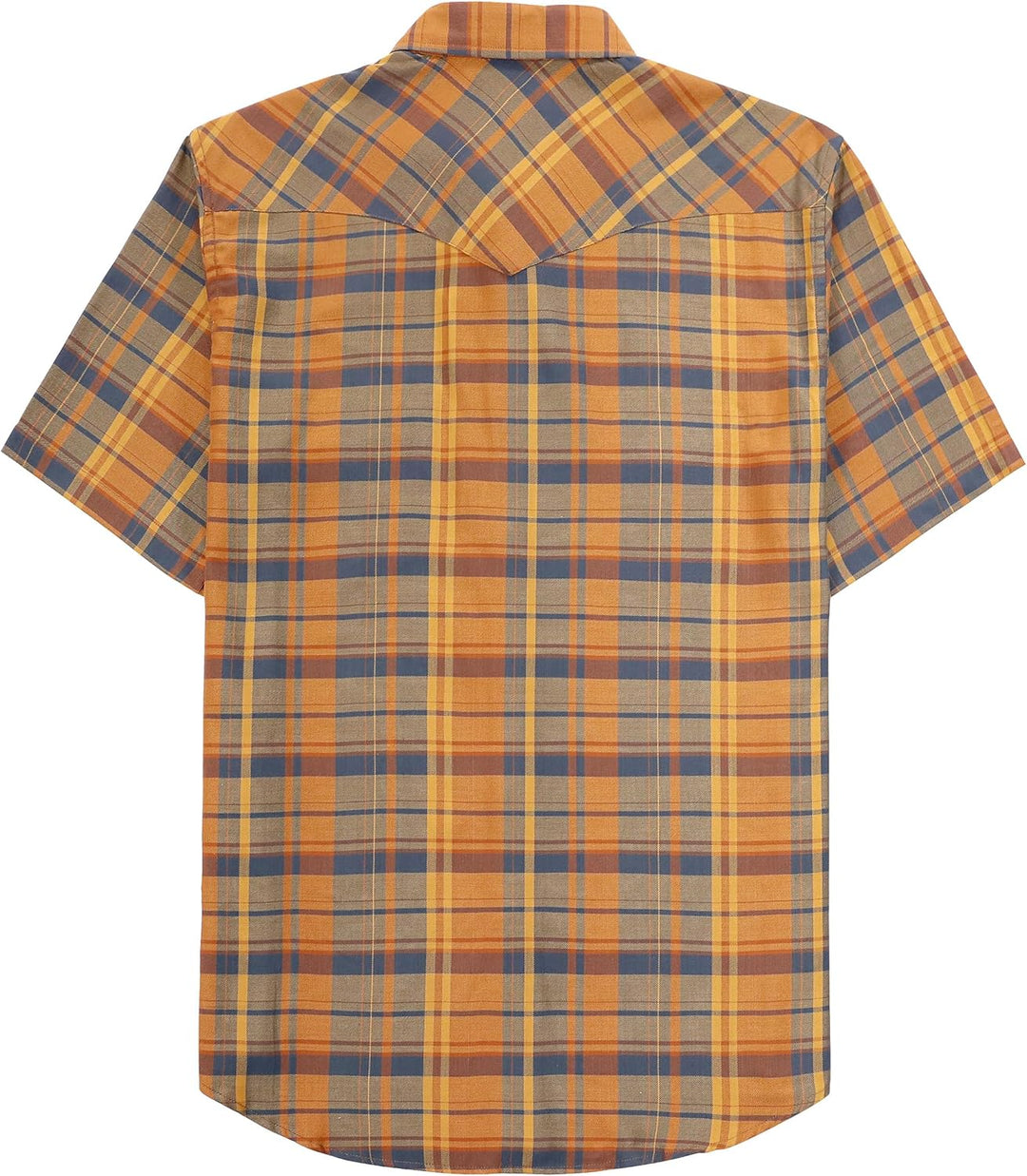 Dubinik® Bambusfaser Kurzarmhemd Herren Freizeithemden Für Herren Druckknöpfe Cowboy Vintage Western