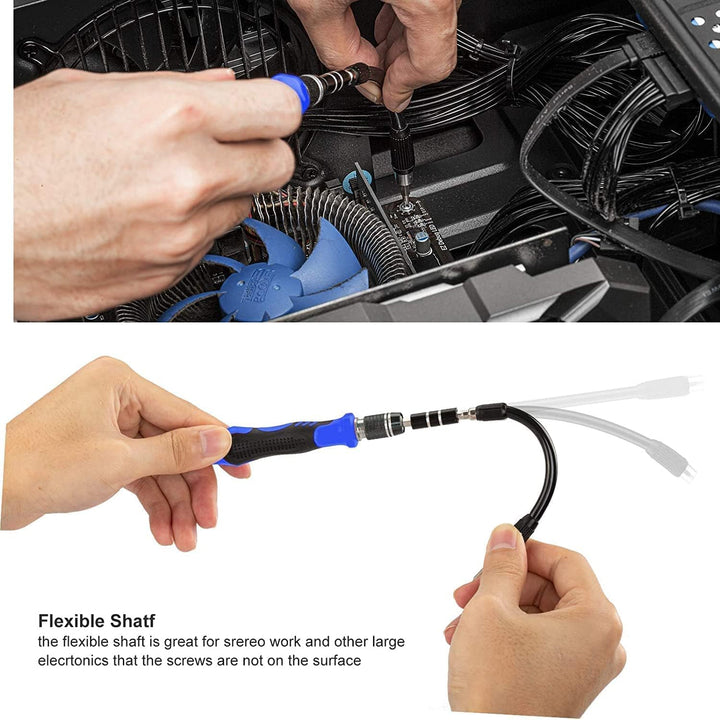 Eventronic 132 in 1 Schraubendreher Set Feinmechanik, Mini Feinmechaniker Werkzeug Set, Werkzeug Set