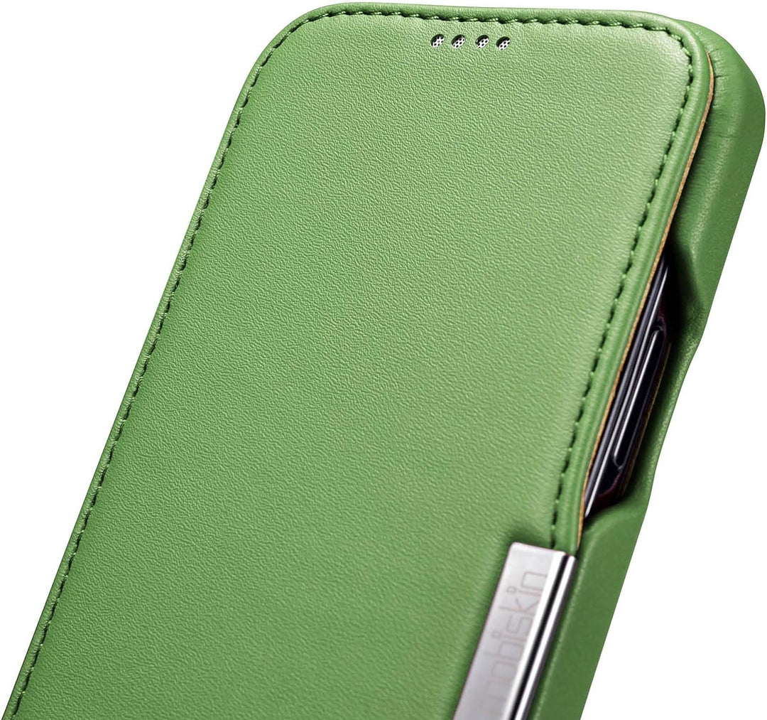 Mobiskin Hülle kompatibel mit Apple iPhone 12 PRO MAX (6,7 Zoll), Handyhülle mit echtem Leder, Case,