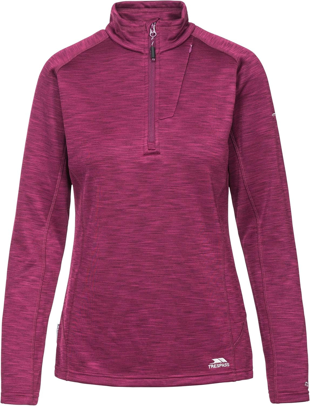Trespass Damen Fair Ford Fleece XS Bordeaux Meliert, XS Bordeaux Meliert
