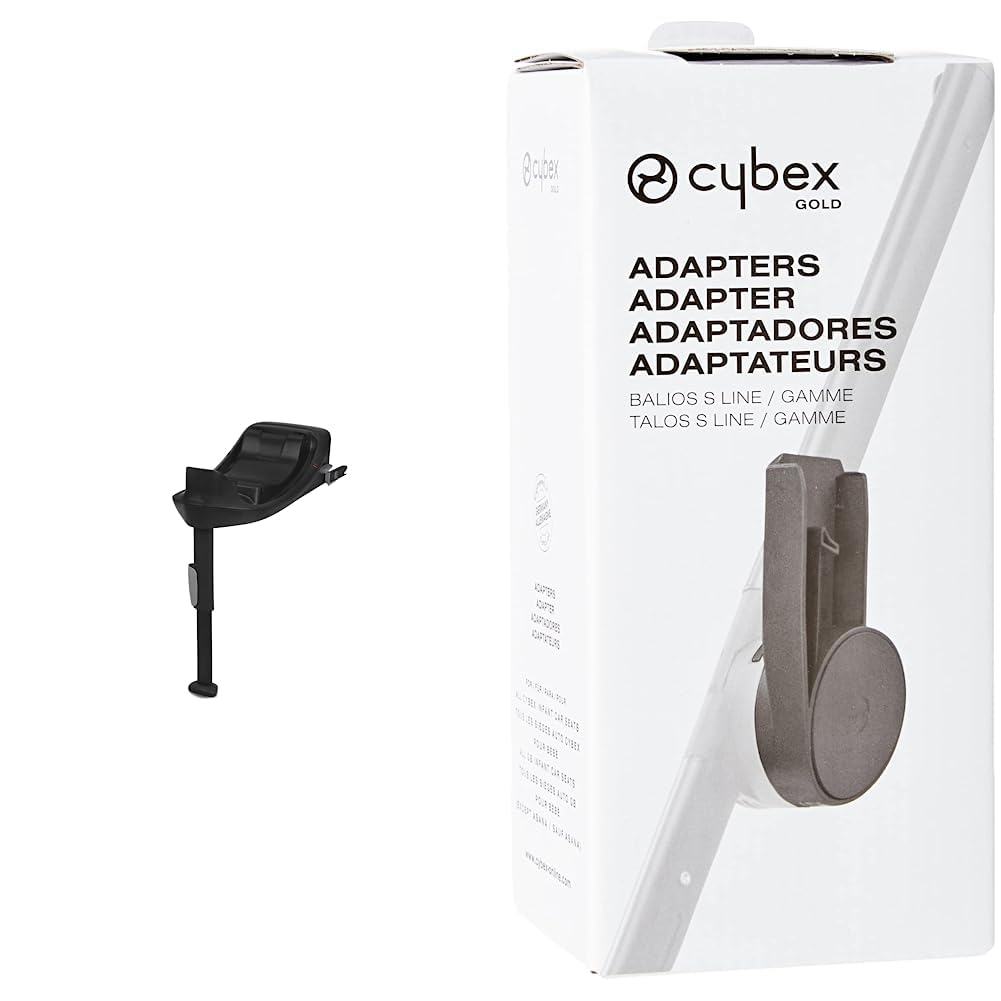 CYBEX Gold ISOFIX Basis Base One & CYBEX GOLD Babyschalen Adapter, Klein, Verbindet CYBEX/gb Autosit