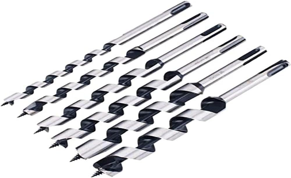 AUGER WOOD DRILL BIT SET 6PC 1020MM SDS