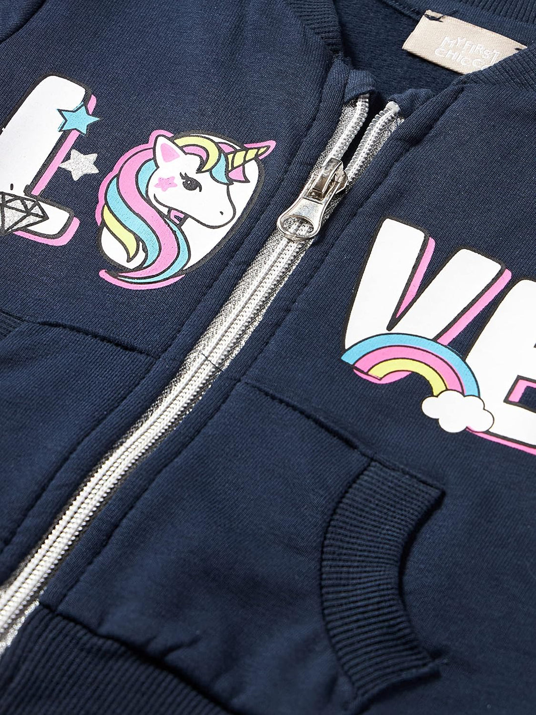 Chicco Baby-Mädchen Sweatshirt 18 Monate Dunkelblau, 18 Monate Dunkelblau