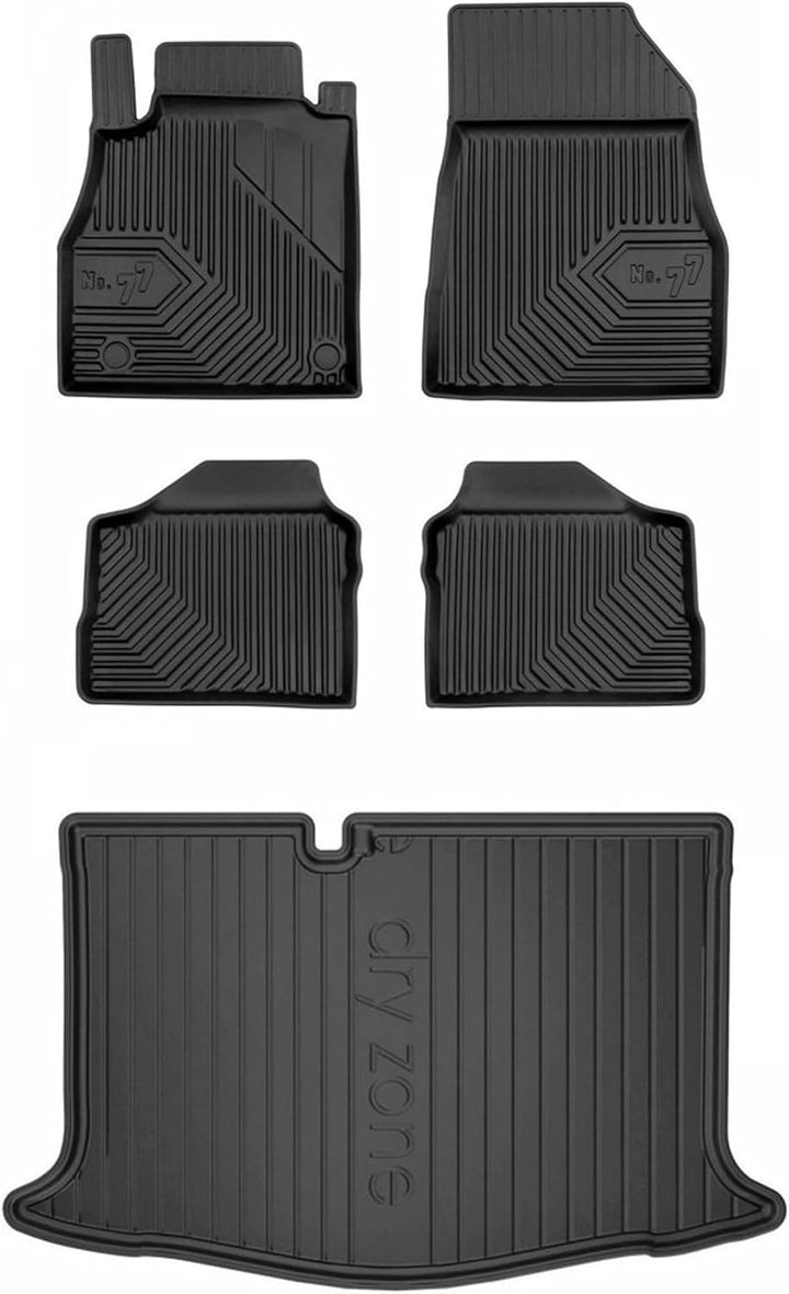 Satz Fussmatten und Gummimatte für Nissan Micra V K14 ab 2016
