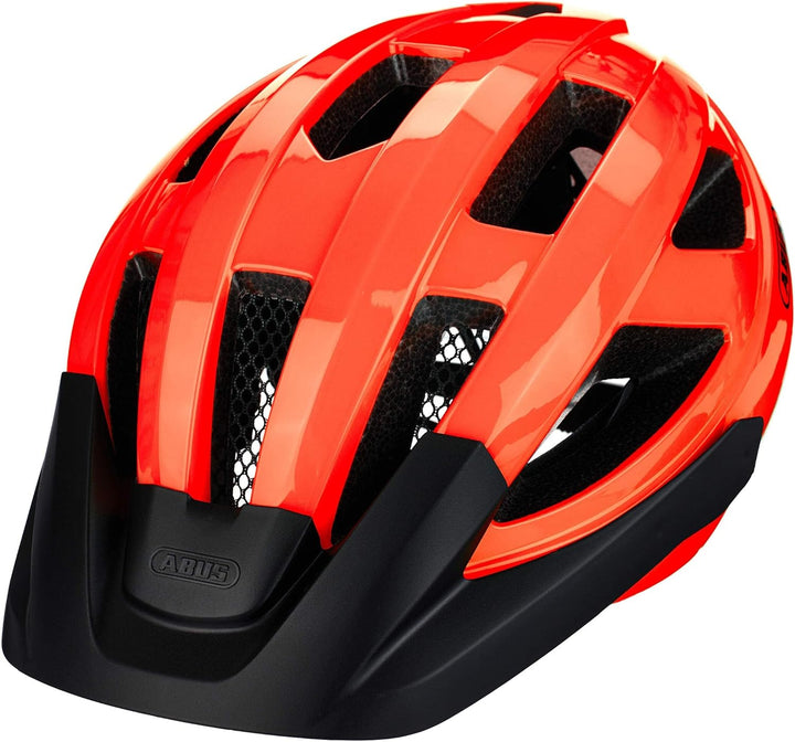 ABUS Rennradhelm Macator - sportiver Fahrradhelm für Einsteiger - auch für Zopfträger/-innen - für D