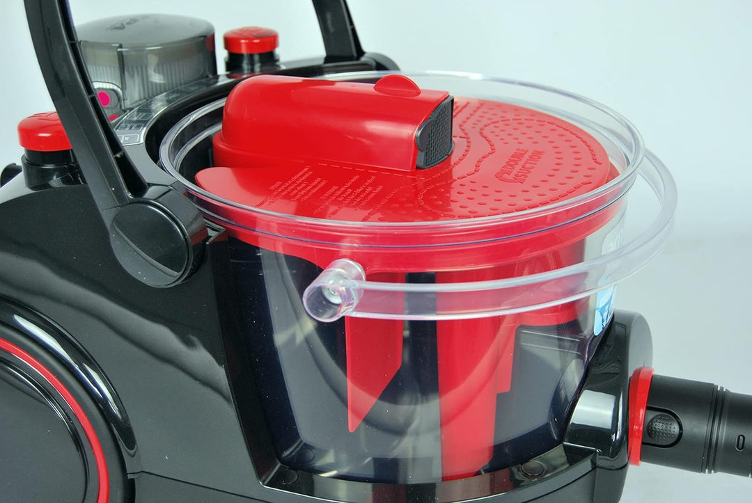 arnica Bora 5000 Rot Nasssauger/Wassersauger SPARSET 1 - Staubsauger für Allergiker, inkl. Zubehör,