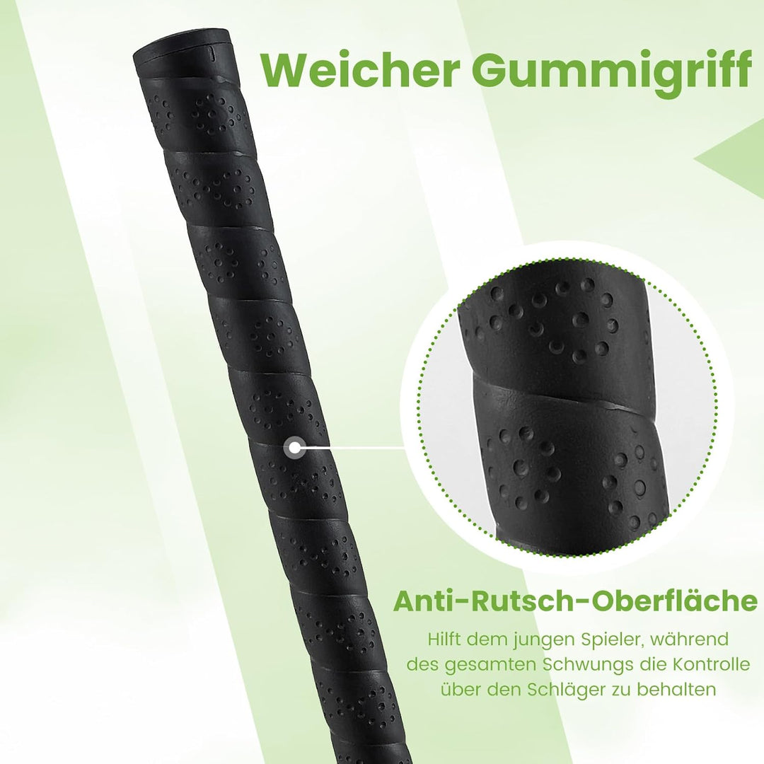 COSTWAY Golf Eisen 7 für Kinder, Golf-Eisen Einzel aus Aluminium für Rechtshänder, Kinder Golfschläg