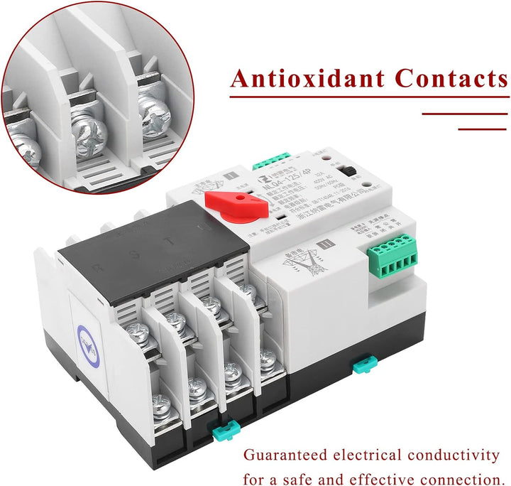 Automatischer Transferschalter, 400 V 4P 3-Phasen 4-Leiter Unterbrechungsfreier Stromsteuerungs-Leis