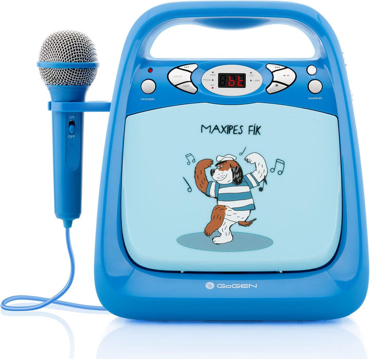 GoGEN Karaoke CD-Player I Maxipes I Bluetooth I USB Port I Karaokemikrofon I Kopfhöreranschluss I Ka