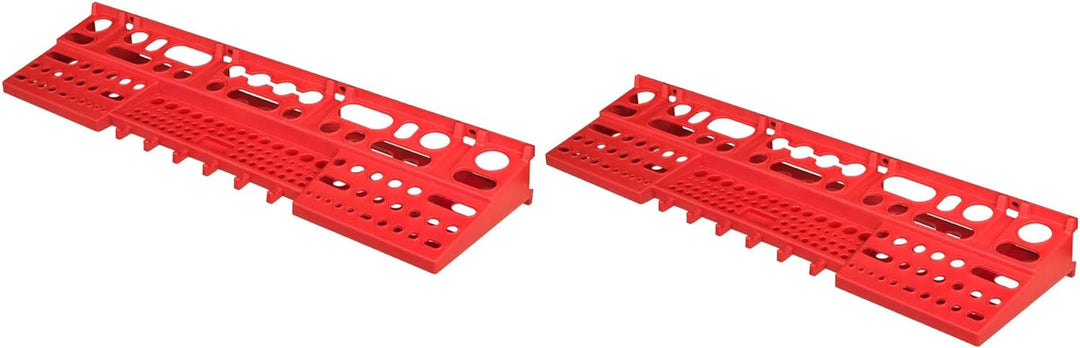 Werkstattregal Wandregal | 1728 x 780 mm | Lagersystem mit Werkzeughalterungen und Stapelboxen - Wan