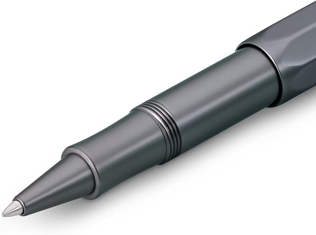 Kaweco AL Sport Anthrazit Gel- / Kugelschreiber inklusive 0,7 mm Rollerball Tintenroller Mine für Li