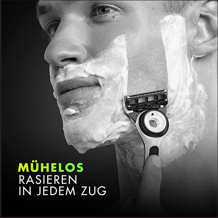 Gillette Labs Nassrasierer Herren, Rasierer mit Reinigungs-Element + Reise-Etui zur Aufbewahrung für
