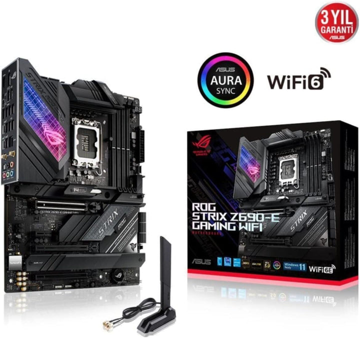 ASUS ROG Strix Z590-E Gaming WiFi Mainboard Sockel Intel LGA 1200 (Intel Z590, ATX, 4x M.2, PCIe 4.0