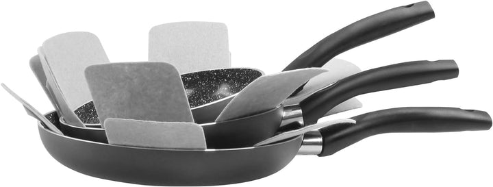 Stoneline Ceramic Topfset für Induktion geeignet, 14 teilig, Kochgeschirr Set mit Glasdeckel, Töpfe