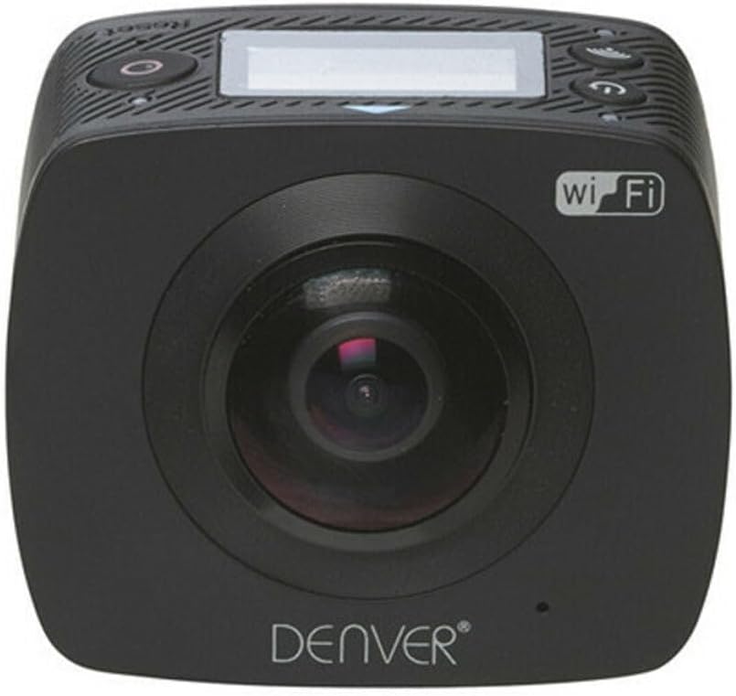 DENVER ACV-8305W 360-Grad Action-Kamera (WiFi), Schwarz, ACV-8305W