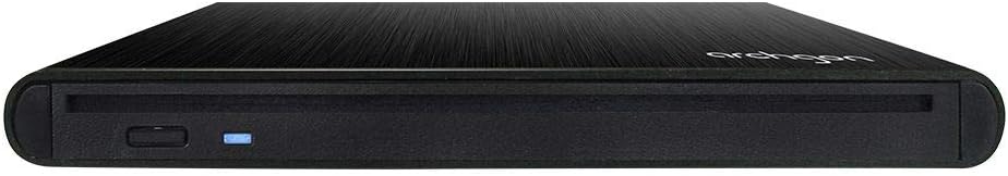 Archgon, Externer DVD Brenner Player G, PC, Mac, USB 3.0 USB-C M-Disk, Slot Load Disc Drive, Alu, sc