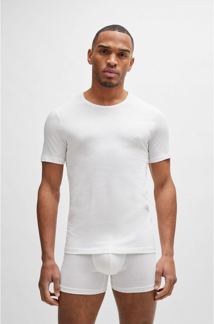 BOSS Herren R-Neck T-Shirt, 3er Pack, S Grün399