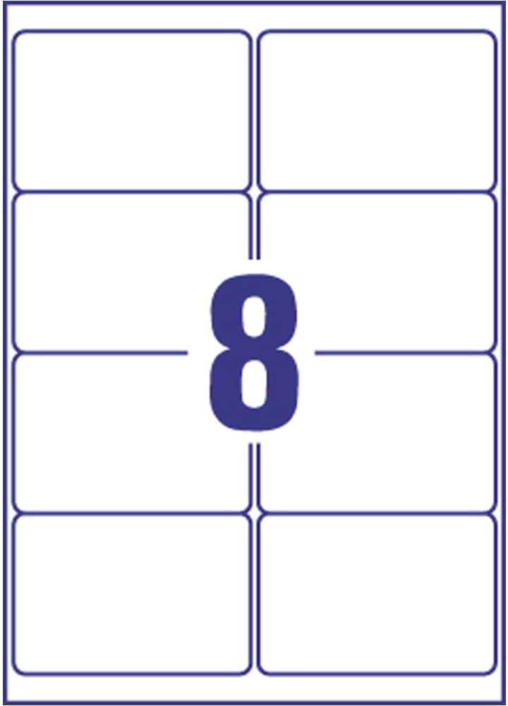 AVERY Zweckform Italien L6 Etiketten aus Polyester 99.1 x 67.7 weiss