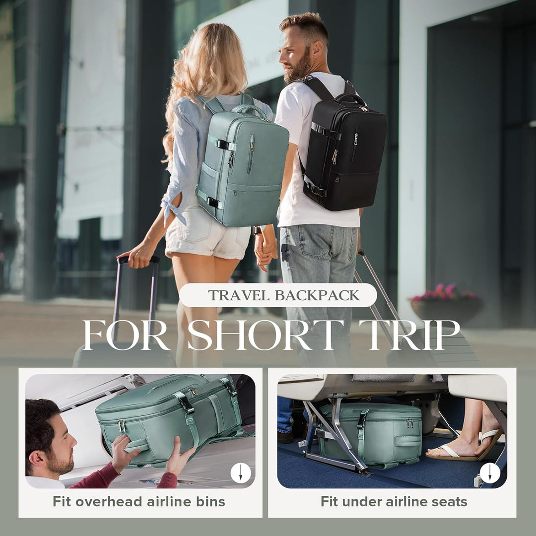 Hayayu für Ryanair Handgepäck 40x20x25 Klein Handgepäck Rucksack Flugzeug Reiserucksack mit Laptopfa