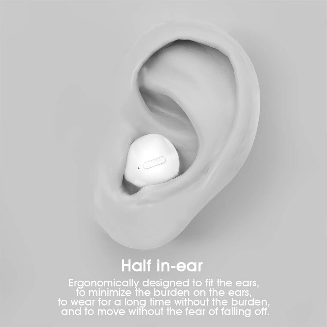 SZHTFX Mini-Ohrhörer, Bluetooth, In-Ear, Mikrofon, klein, unsichtbar, mit Schnellladung, 260 mAh, ka