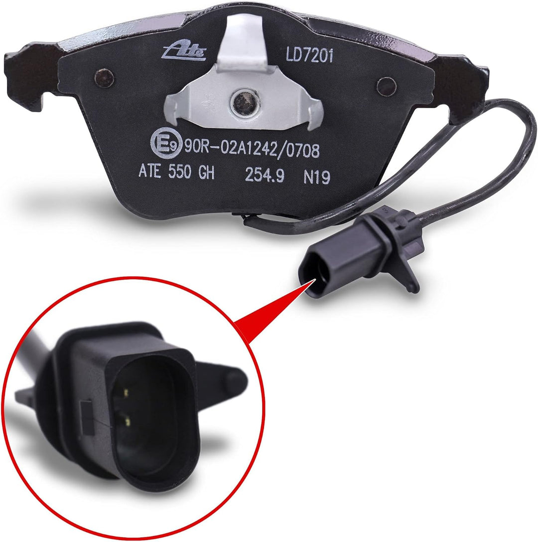 ATE 13.0470-7201.2 Bremsbelagsatz, Scheibenbremse