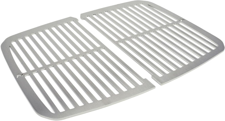 Edelstahl INOX Grillroste für Weber Pulse 2000 | spülmaschinenfest - Set aus 2 Hälften Grillrost Pul
