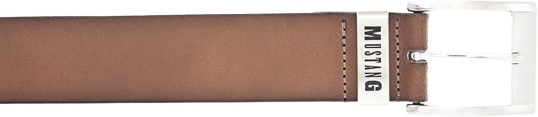 MUSTANG Herren Ledergürtel MG2164L15 40mm Gürtelbreite Schwarz Braun 80-115cm W85 Baileys 0660, W85