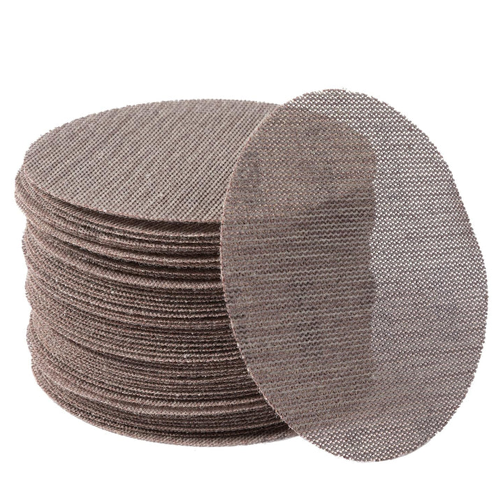 UPWOOD Schleifgitter 50 Stück 125mm Klett Körnung 100, Zum staubfreien Schleifen von Karosserie, Hol