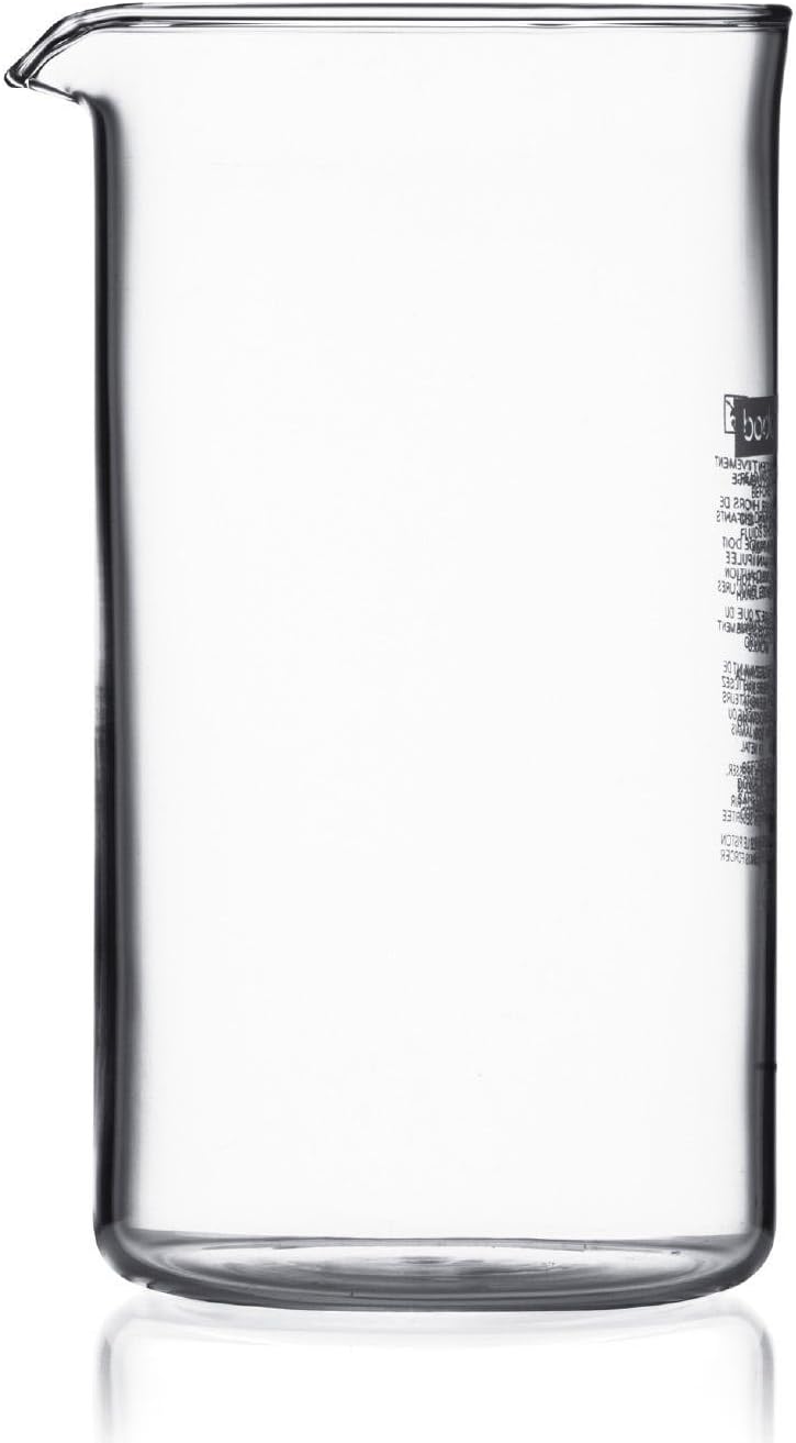 Bodum 1508-Ersatzglas, 8 Tassen, 1,0 l, 34 oz, Durchmesser 9,6 cm, H 18 cm A single, A single