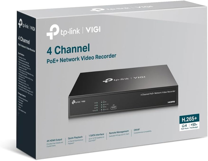 Rejestrator TP-LINK VIGI NVR1004H-4P