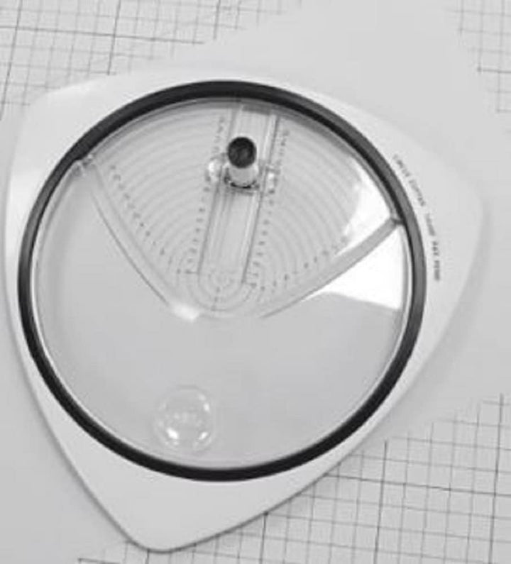 Rayher Kreisschneider mit 3 Ersatzklingen, zum Ausschneiden von Kreisen von 2,4 – 15,3 cm, schneidet