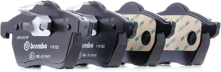 Brembo P 59 022 Bremsbelagsatz, Scheibenbremse - (4-teilig)