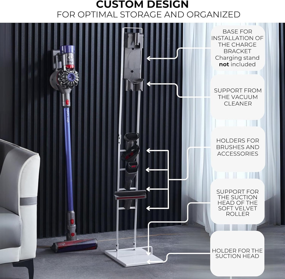 Staubsaugerhalter kompatibel mit Dyson V15 V12 V11 V10 V8 V7 V6 - DC45/ DC35/ DC58/ DC59/ DC62/ DC74