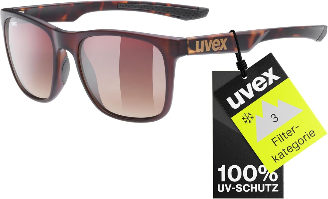 uvex Unisex – Erwachsene, LGL 42 Sonnenbrille, havanna matt/brown, one size