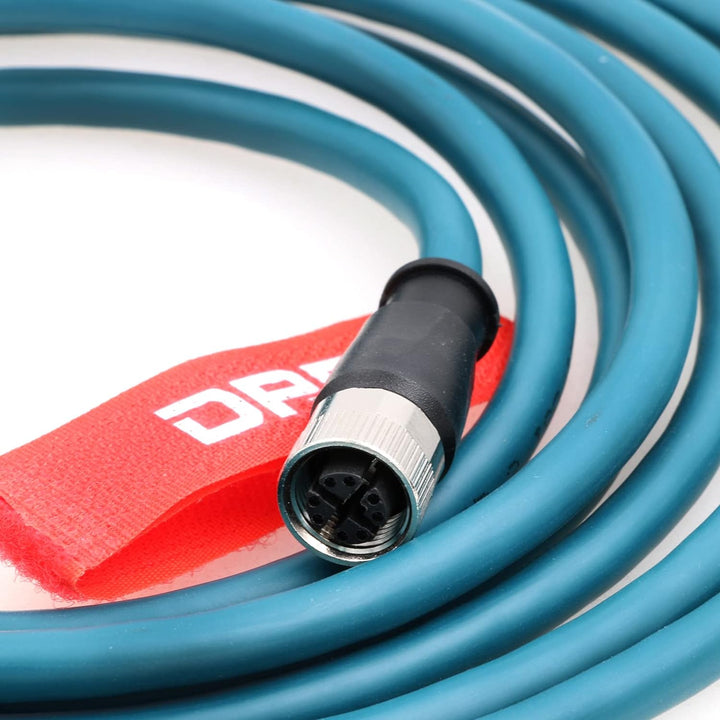 DRRI Hight Speed Ethernet M12 Patchkabel mit 8 Positionen, X-kodiert auf RJ45, für industrielle Ethe