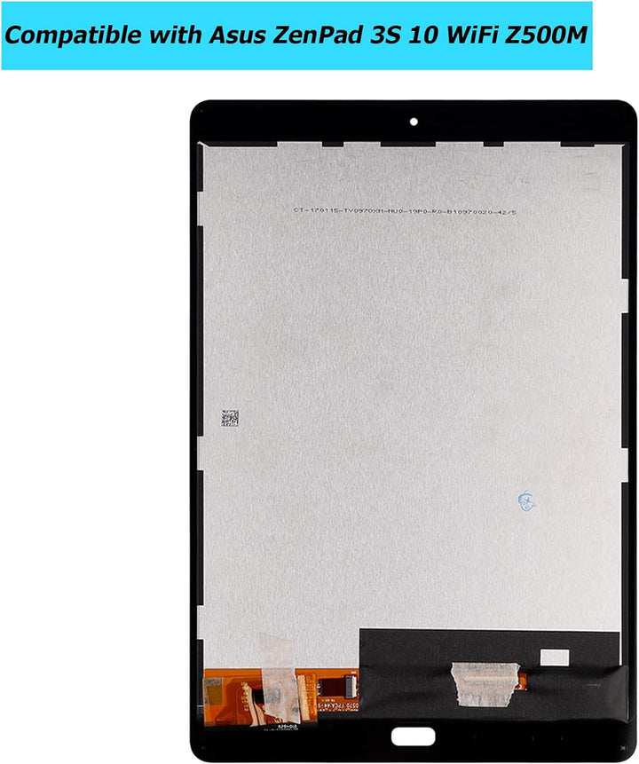 Vvsialeek Ersatz LCD Display Kompatibel Für ASUS ZenPad 3S 10 WiFi Z500M Z500 P027 9.7" LCD Schwarz